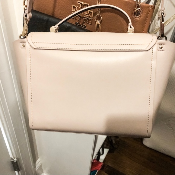 Kate Spade Crossbody Satchel Two Toned Nude & Navy - Picture 7 of 7